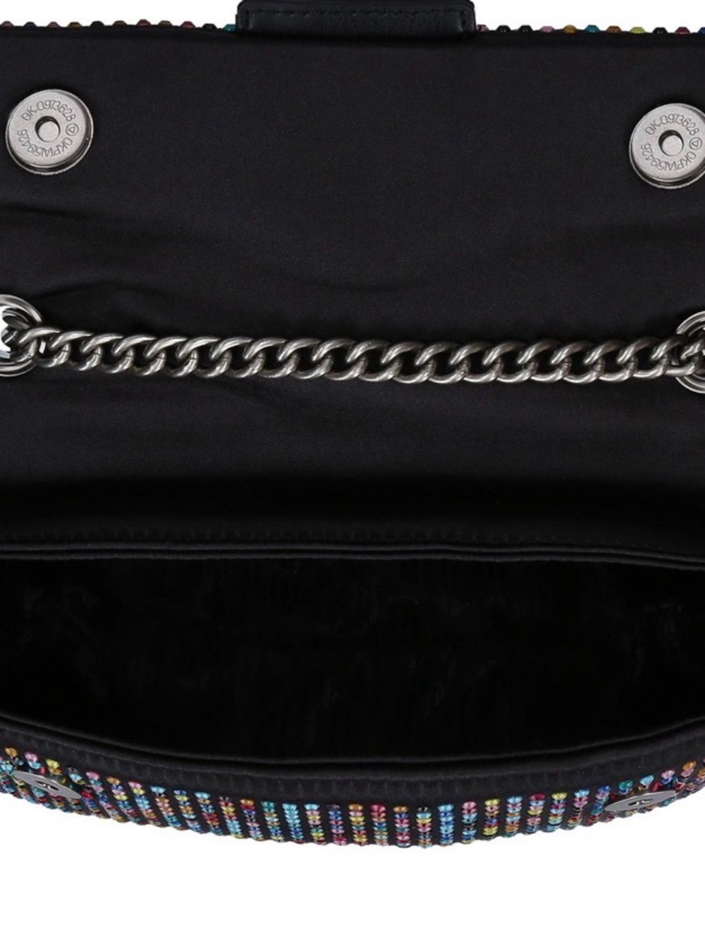 KURT GEIGER LONDON KENSINGTON MULTICOLOR CRYSTAL CROSSBODY - Picture 8 of 12